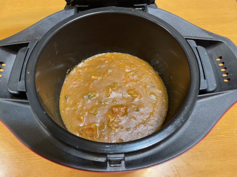 ホットクックで作った野菜カレー